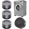 Lot de 4 patins antidérapants pour machine à laver et sèche-linge (4 p...
