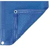 Couverture solaire à bulles - Piscine ovale - Bleu - 7.30x4.60m