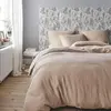 Essix Housse de couette en double gaze de coton lavée, Tendresse, Beige naturelle