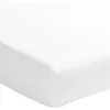 Essix - Drap Housse Triumph Line Satin de coton Blanc 140 x 190 cm