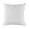 Essix - Taie d'oreiller Triumph Line Satin de coton Blanc 65 x 65 cm