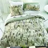 Designers Guild Housse de couette imprimée en percale de coton, Quill natural