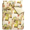 Housse de couette en percale de coton multicolore 260x240cm