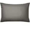 ITC Taie d'oreiller en satin de coton gris zinc 65x65cm - ESSIX 65 x 65 cm