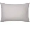 ITC Taie d'oreiller en Satin de Coton, Grand Hôtel, Argent, 65x65 cm, Essix