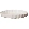 Porcelaine blanche Moule à tarte D : 27 cm céramique - blanc