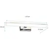Voltman - Applique de salle de bain 57cm chrome (12W 960lm 4000K IP44)