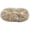 Couchage - Bobby Coussin Oval poilu Gris - 88 x 58 x 8 cm
