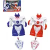 DC COMICS Powerman Gladiator Robots Combattants Avec Télécommande Bleu