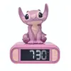 Réveil-veilleuse Lexibook Angel Disney Stitch 3 en 1 Rose