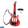 Lexibook Guitare Électronique Lumineuse avec lunettes et micro Miraculous TU
