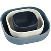 BÉABA BEABA® Bol enfant silicone gigogne bleu nuit/coton/bleu balte lot de 3