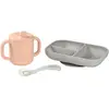 Beaba Coffret D'apprentissage Silicone + Tasse - Pink - Beaba