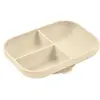 Assiette compartimentée silicone Argile