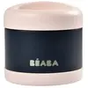 Béaba Portion Pot de Conservation Inox Isotherme Bleu Rose 500ml