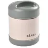 BEABA Béaba Portion Pot de Conservation Inox Isotherme Gris Rose 300ml