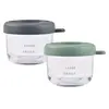 Béaba BEABA® Pot de conservation repas verre Mineral/vert sauge lot de 2