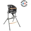 Béaba - Chaise haute évolutive fabriquée en France gris