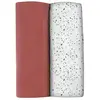 Béaba BEABA, Boîte 2 LANGES 120cm - Brique / Terrazzo