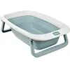 Béaba - Baignoire pour bébé pliable et compacte bleu baltique