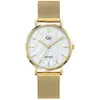 Go Girl Montre Femme Acier Doré Milanais 695265