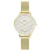 Montre Femme Go Mademoiselle Fleurs Et Papillions - 695594 Bracelet  Doré