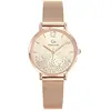 Go Mademoiselle Montre pour femme 695434 en acier doré rose