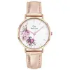 Montre Femme Go Mademoiselle Fleurs  - 699594 Bracelet  Doré rose