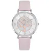 Go Girl Montre Femme Acier Cuir Rose 699502