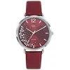 Montre Femme Go Girl Only Constellation 699356 - Bracelet Cuir Rouge