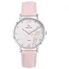 Go Mademoiselle Go Girl Montre Femme Acier Cuir Rose 699452