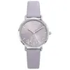 Go Mademoiselle Montre pour femme 699456 avec bracelet en cuir violet
