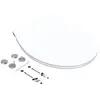 Abattant WC blanc brillant Slim Bemis