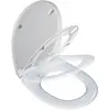 Abattant WC blanc brillant Classic Bemis