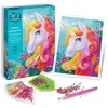 SentoSphère Jeu créatif Tableau à diamanter Licorne