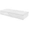 Housse COMPACTOR dessous de lit blanc translucide TU