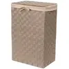 Panier à linge Compactor Rectangulaire pliable taupe