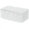 Compactor Boîte de rangement en sangles tressées 27x15cm