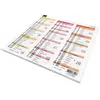 Calendrier de bureau 2025 Quo Vadis - 12 mois - Origami - 18 x 18 cm