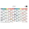 Calendrier annuel - 67 x 43 cm - 14 mois - décembre à janvier