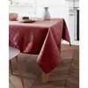 Nydel Nappe damassé Abanico, Bordeaux, carrée 160 x 350 cm