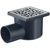 Wirquin Siphon de sol à maçonner pour douche à l'italienne 10x10cm