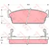 Kit de plaquettes de frein, frein à disque GDB1002 TRW GDB1002