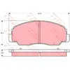 Kit de plaquettes de frein, frein à disque GDB1134 TRW GDB1134