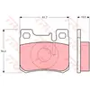 Kit de plaquettes de frein, frein à disque COTEC GDB1130 TRW GDB1130