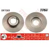 Jeu de 2 disques de frein TRW DF1203 - Réf. 86103