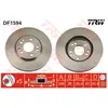 Jeu de 2 disques de frein TRW DF1594 - Réf. 600DF1594
