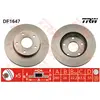 TRW Disques de frein pour FORD: Granada, Scorpio (Ref: DF1647)