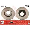 Disque de frein TRW DF1826 avant, plein, 1 pièce