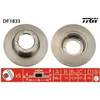 Jeu de 2 disques de frein TRW DF1833 - Réf. 600DF1833